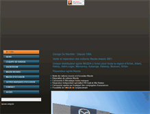 Tablet Screenshot of garage-de-wachter.be